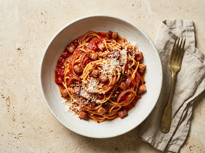 Spaghetti amatriciana