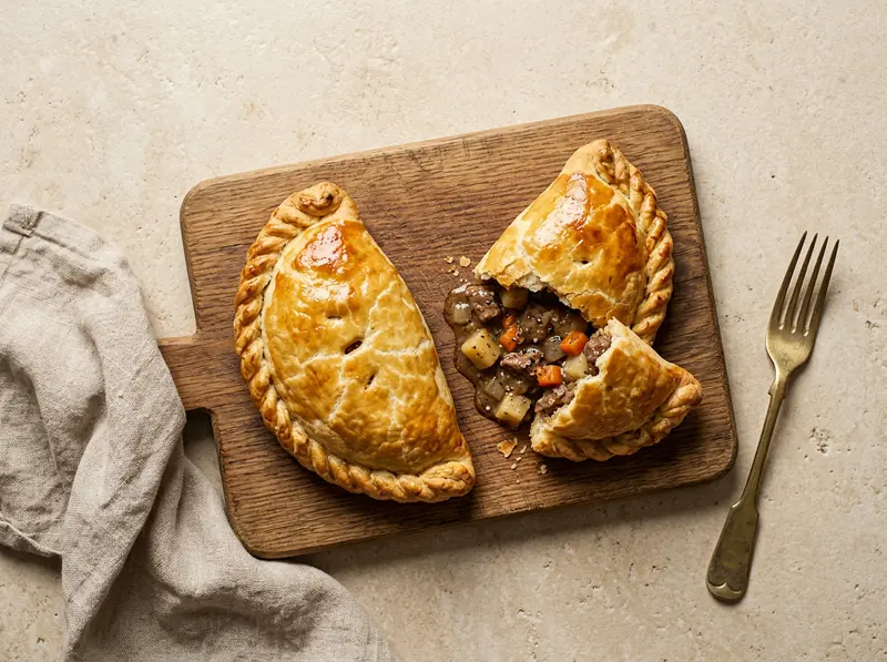 Beef & potato pasties