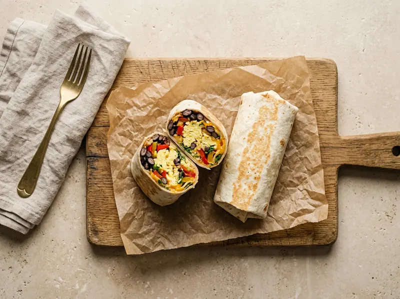 Freezer breakfast burritos