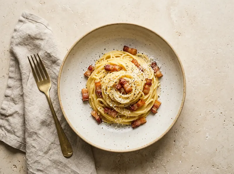 Proper carbonara