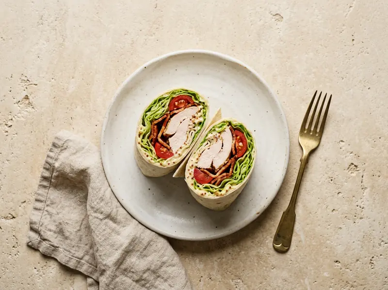 Chicken & bacon club wraps