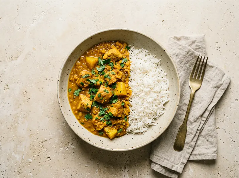 Chicken dhansak
