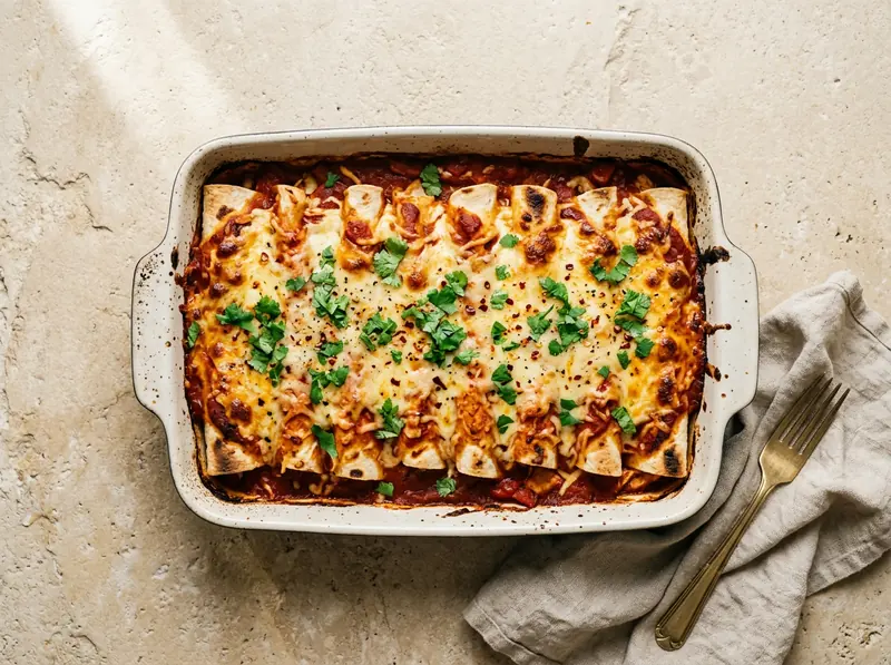 Chicken enchiladas