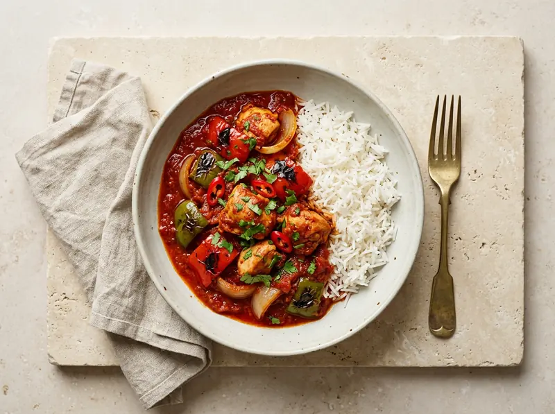 Chicken jalfrezi