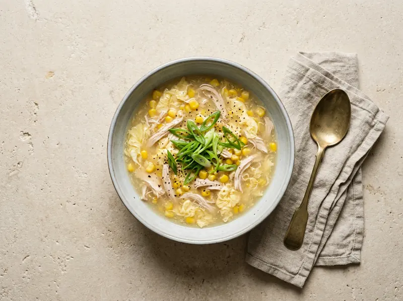 Chicken & sweetcorn soup