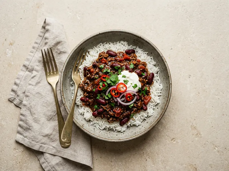 Beef chilli con carne