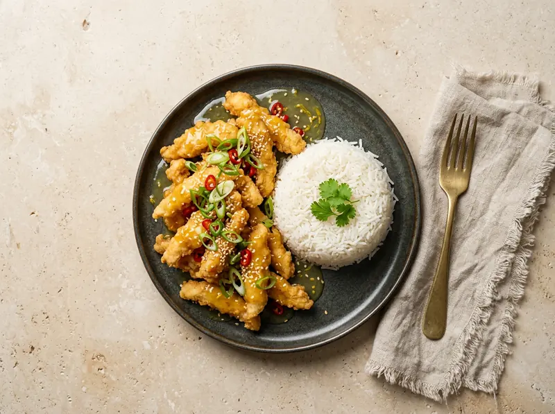Chinese lemon chicken