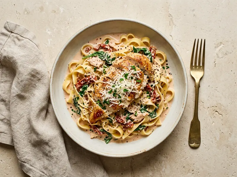 Creamy Tuscan chicken