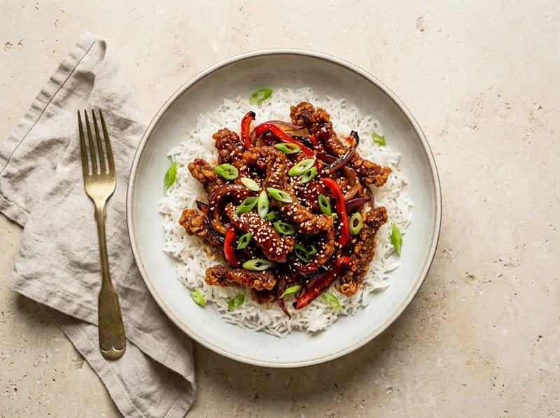 Crispy chilli beef