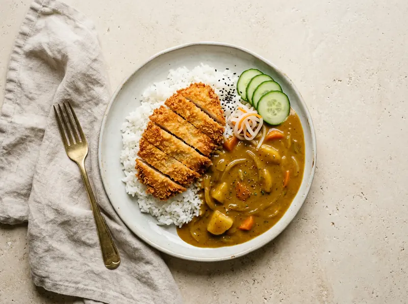 Chicken katsu curry