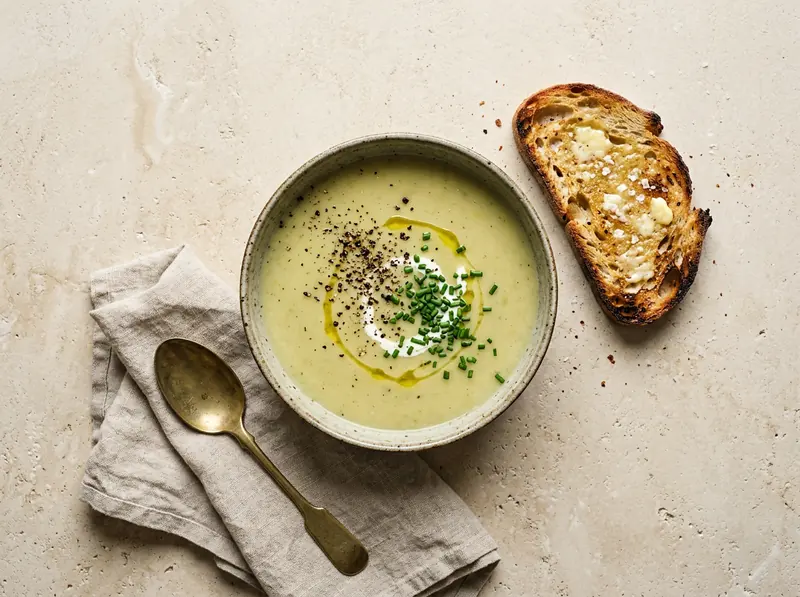 Leek & potato soup