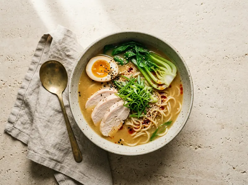 Miso chicken ramen