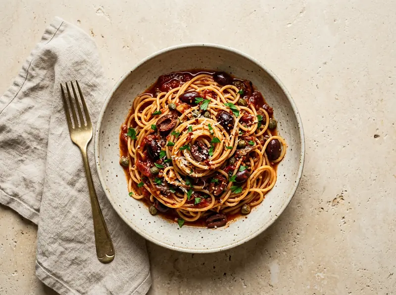 Spaghetti puttanesca