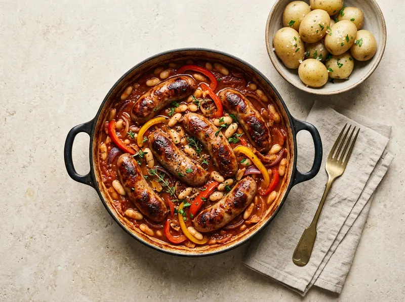 Sausage & bean casserole