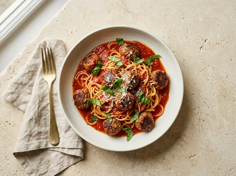 Spaghetti & meatballs